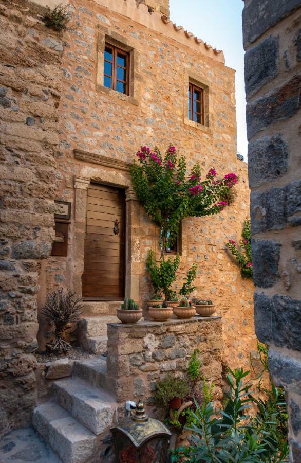 Casa Felicia-The Castle Mansion Monemvasía Exterior foto